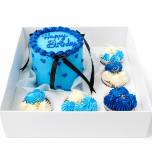 Tall Medium Bento Box - Tall Bento & 5 Cupcakes